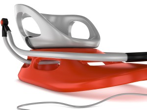 3d plastic baby sled Modèle 3D