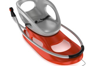 3d plastic baby sled Modèle 3D
