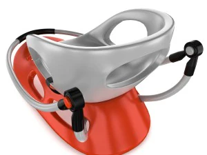3d plastic baby sled 3D Model