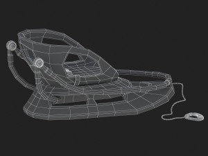 3d plastic baby sled Modèle 3D