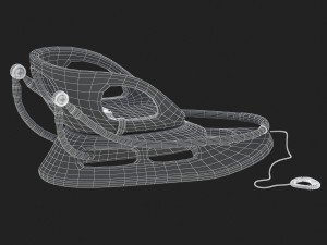 3d plastic baby sled Modèle 3D