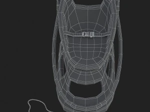 3d plastic baby sled 3D Model