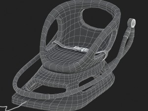 3d plastic baby sled Modèle 3D