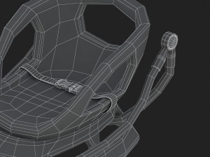 3d plastic baby sled Modèle 3D