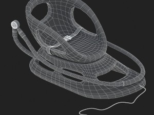 3d plastic baby sled Modèle 3D