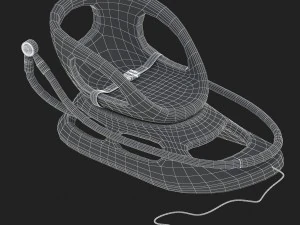 3d plastic baby sled 3D Model