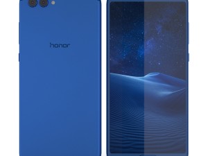 huawei honor view 10 aurora blue Modello 3D