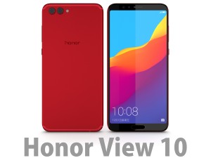 huawei honor view 10 charm red 3D Model