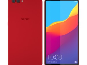 huawei honor view 10 charm red 3D-Modell