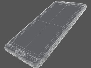 huawei honor view 10 midnight black 3D 模型