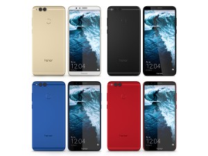 3d huawei honor 7x all colors model 3D Model
