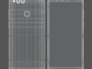 3d huawei honor 7x black model 3D Model