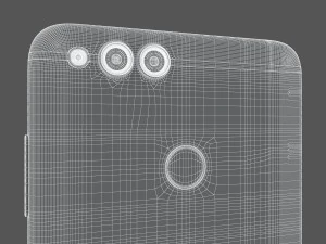 3d huawei honor 7x black model 3D Model