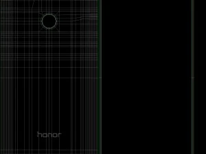 3d huawei honor 7x black model 3D Model