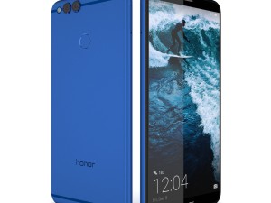 huawei honor 7x blue 3D Model