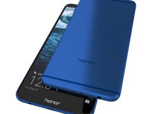 huawei honor 7x blue 3D Model