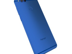 huawei honor 7x blue 3D Model