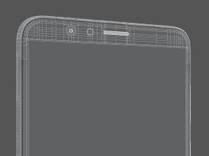 huawei honor 7x blue 3D Model