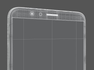 huawei honor 7x blue 3D Model