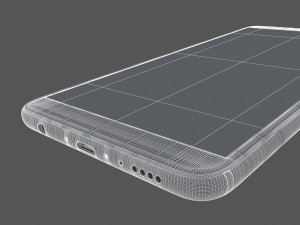 huawei honor 7x blue 3D Model