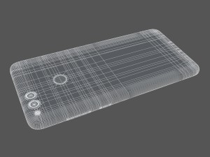 huawei honor 7x blue 3D Model