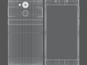 huawei honor 6c gold 3D Model