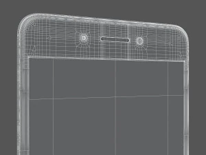 huawei honor 6c gold 3D Model