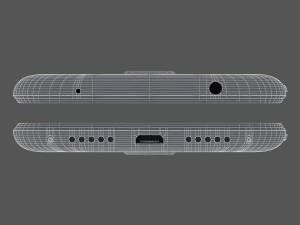 huawei honor 6c gold 3D Model