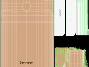 huawei honor 6c gold Modello 3D