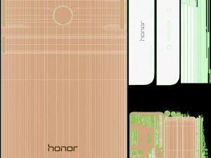 huawei honor 6c gold 3D Model