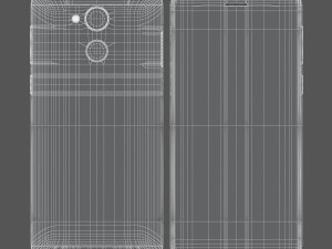 huawei honor 6c gray Modèle 3D