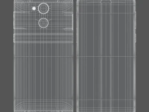 huawei honor 6c gray 3D Model