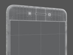 huawei honor 6c gray Modèle 3D