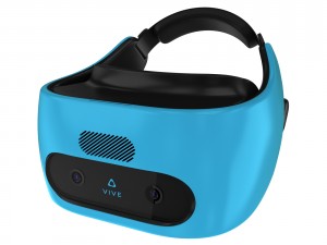 htc vive focus blue headset Modelo 3D
