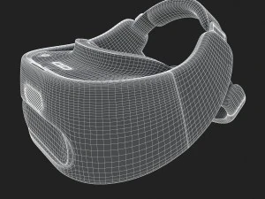 htc vive focus blue headset 3D Model