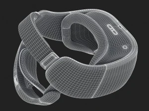 htc vive focus blue headset 3D Model