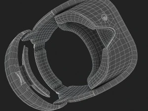 htc vive focus blue headset 3D Model