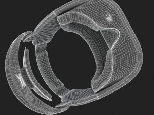 htc vive focus blue headset 3D Model