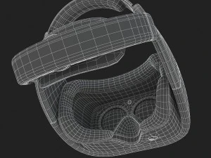 htc vive focus blue headset 3D Model