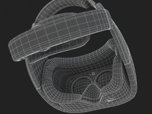 htc vive focus white headset 3D Model