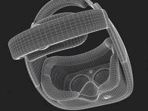 htc vive focus white headset 3D Model