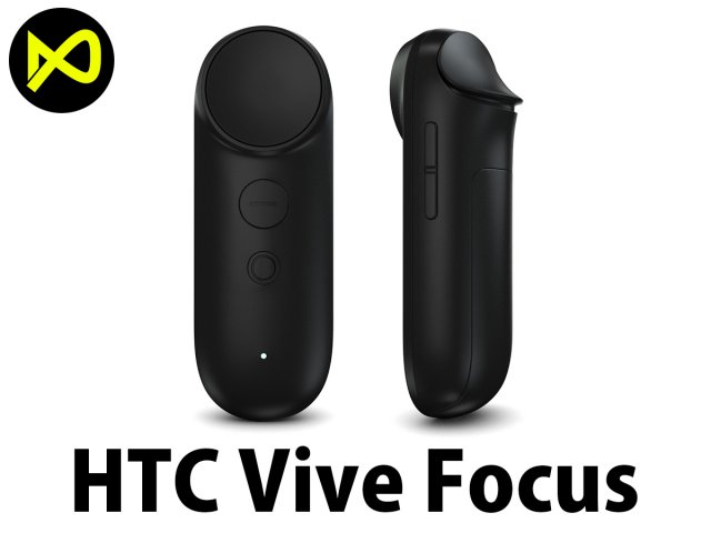 htc vive focus black controllers Modèle 3D .c4d .max .obj .3ds .fbx .stl .blend 