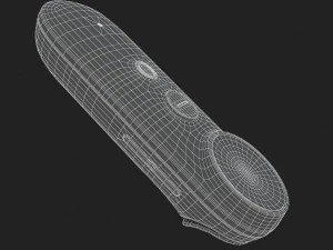 htc vive focus black controllers 3D Model