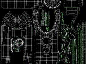 htc vive focus black controllers Modèle 3D