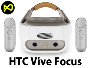 htc vive focus white set model 3D Model