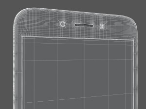 huawei honor 6a dark gray 3D Model