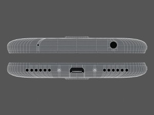 huawei honor 6a dark gray 3D Model