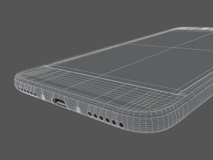 3d huawei honor 6a gold model 3D Model