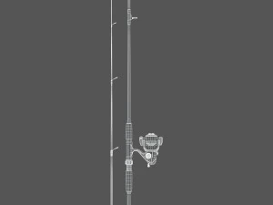 fishing pole 3D Model