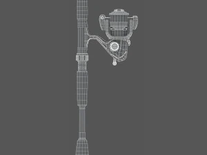 fishing pole 3D Model